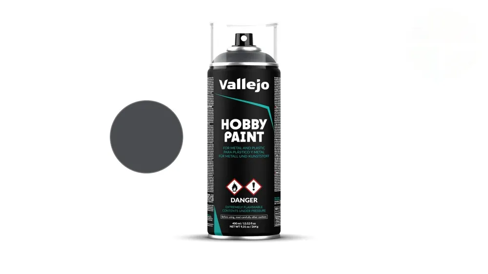 Sprej Vallejo Aerosol 28002 AFV Color Primer panzer šedá 400 ml