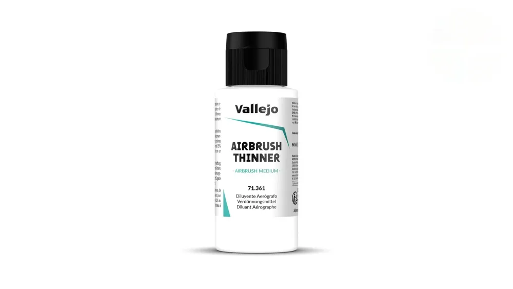 Lahvička ředidla Vallejo Auxiliary 71361 Airbrush Thinner 60 ml