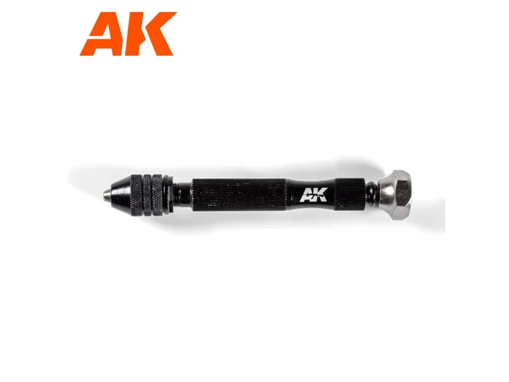 Ruční vrtačka AK Interactive AK Tools AK9006 s kovovým tělem a sklíčidlem pro mikro vrtáky