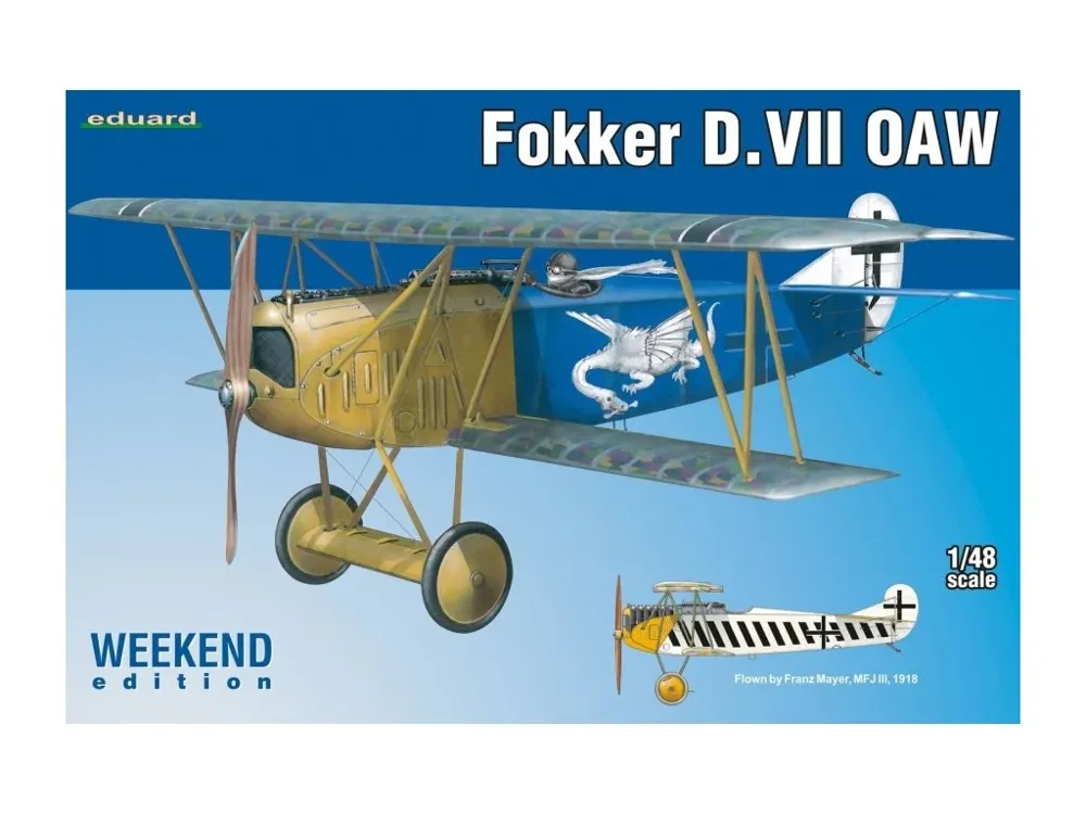 Krabice stavebnice Eduard 84155 Fokker D.VII OAW 1/48 Weekend Edition