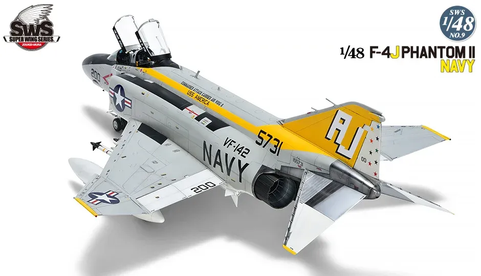 Krabice stavebnice Zoukei-Mura SWS48-09 F-4J Phantom II Navy v měřítku 1/48