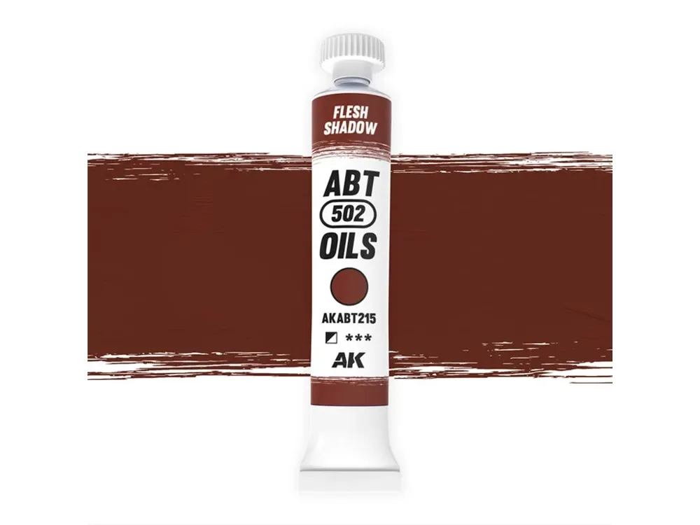 Tuba olejové barvy AK Interactive Oil Paints AKABT215 stín pleti (Flesh Shadow) 20 ml