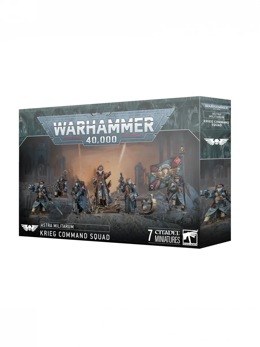 Balení figurek Games Workshop Astra Militarum: Krieg Command Squad pro Warhammer 40,000