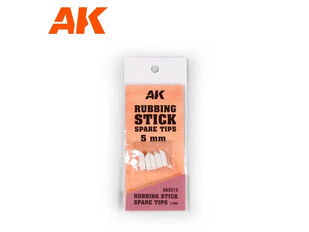 Balení náhradních hrotů AK Interactive AK9319 pro Rubbing Stick, velikost 5 mm
