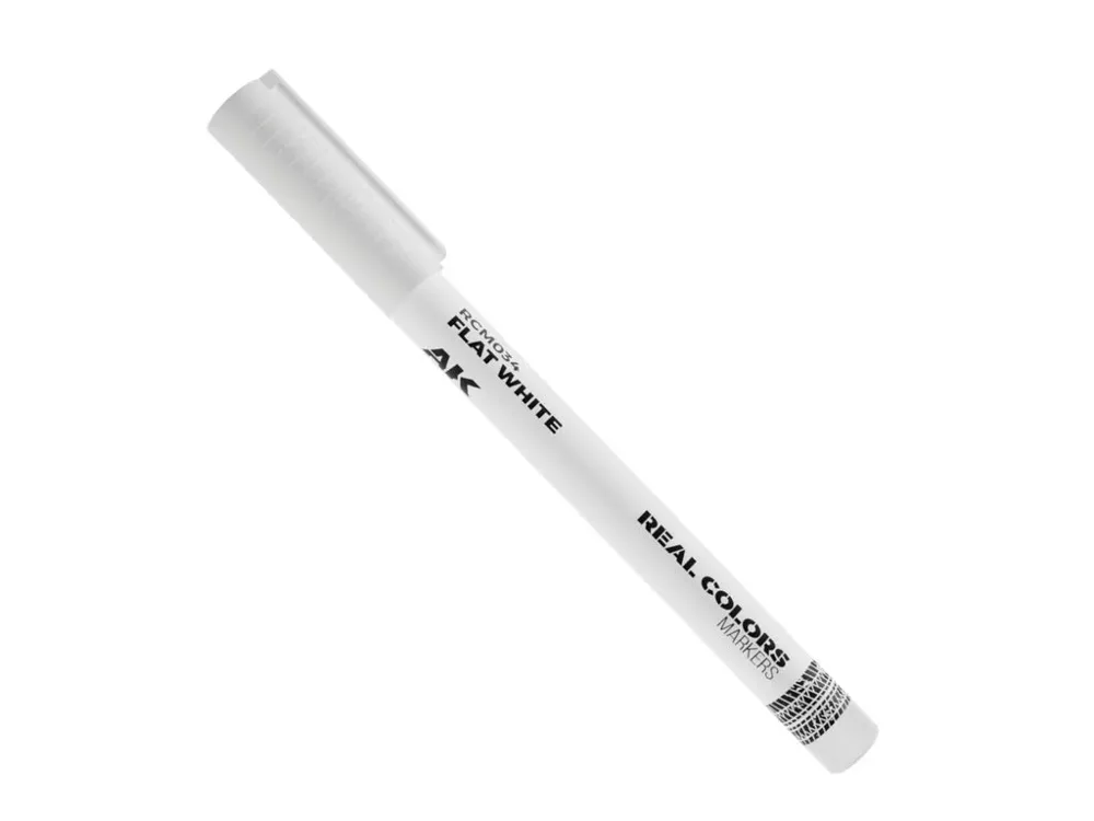 Akrylový popisovač AK RC Markers RCM034 bílá matná (Flat White), balení 1 ks