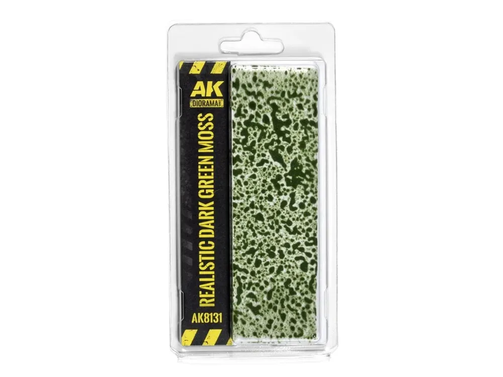 Balení modelářské vegetace AK Interactive AK8131 Realistic Dark Green Moss, tmavě zelený mech