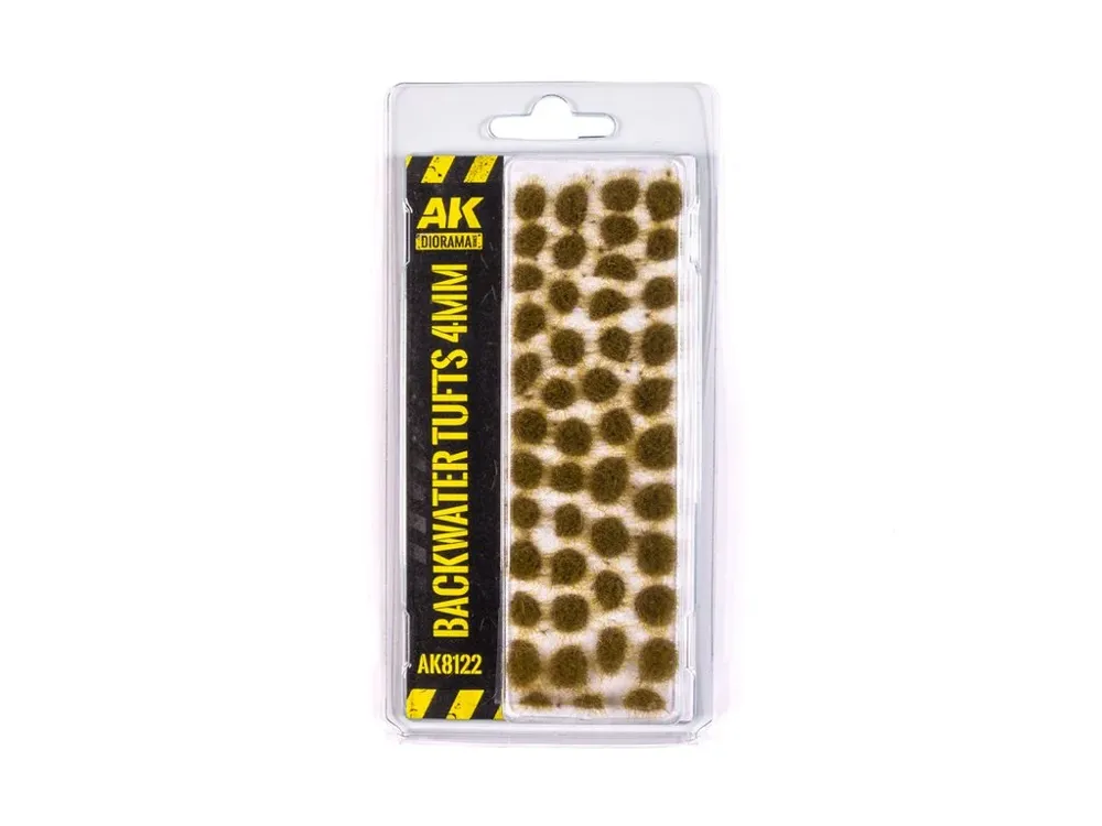 Balení modelářské vegetace AK Interactive AK8122 Backwater Tuft – trsy trávy 4 mm