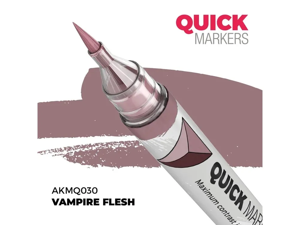 Marker AK Quick Marker AKMQ030 upíří pleť (Vampire Flesh) pro kontrastní malování miniatur