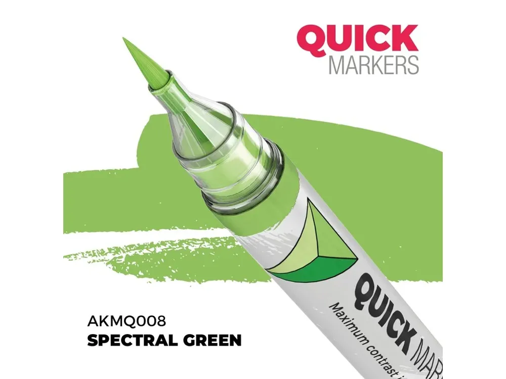 Marker AK Interactive Quick Marker AKMQ008 přízračná zelená (Spectral Green) pro miniatury