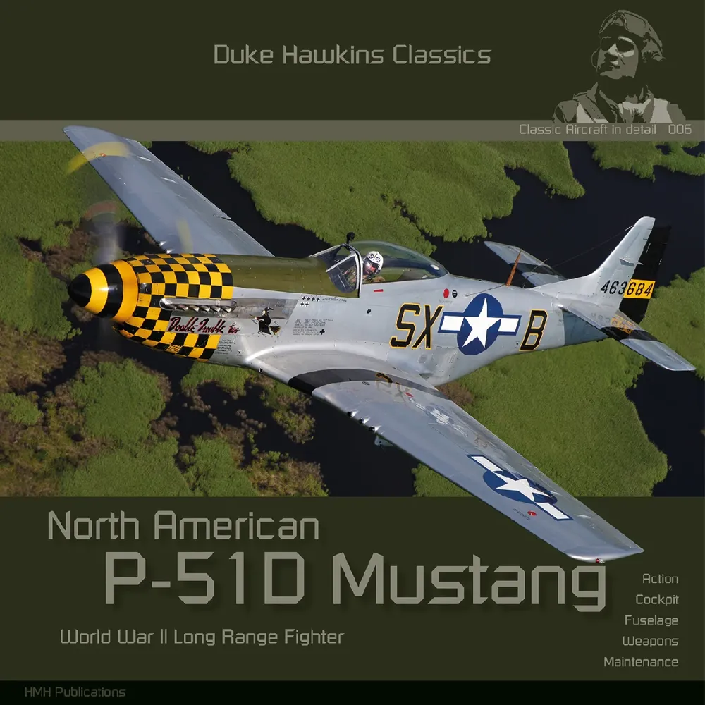 Obálka publikace Duke Hawkins Classic DH-C006 P-51D Mustang od HMH Publications