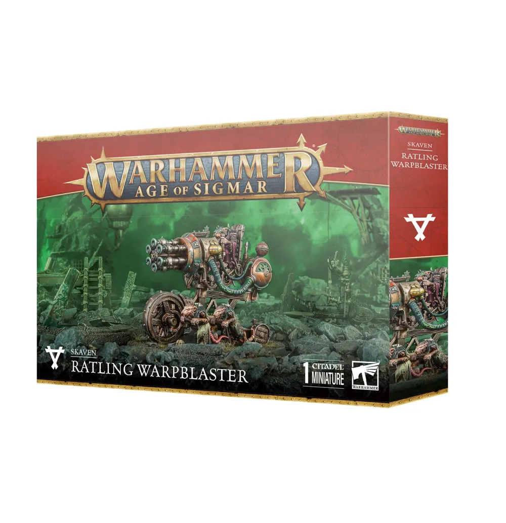 Plastikový model Games Workshop Skaven Ratling Warpblaster pro Warhammer Age of Sigmar