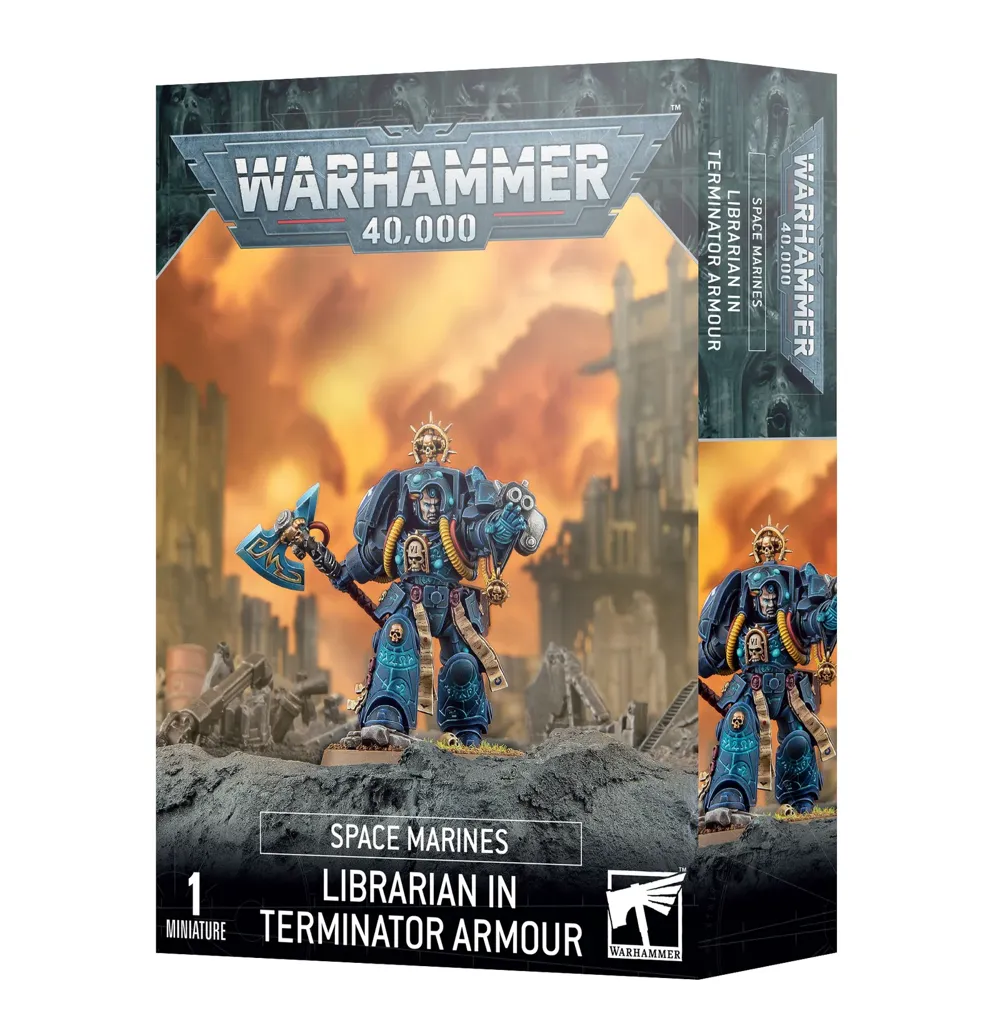 Plastikový model Games Workshop Librarian in Terminator Armour, Space Marines, Warhammer 40,000