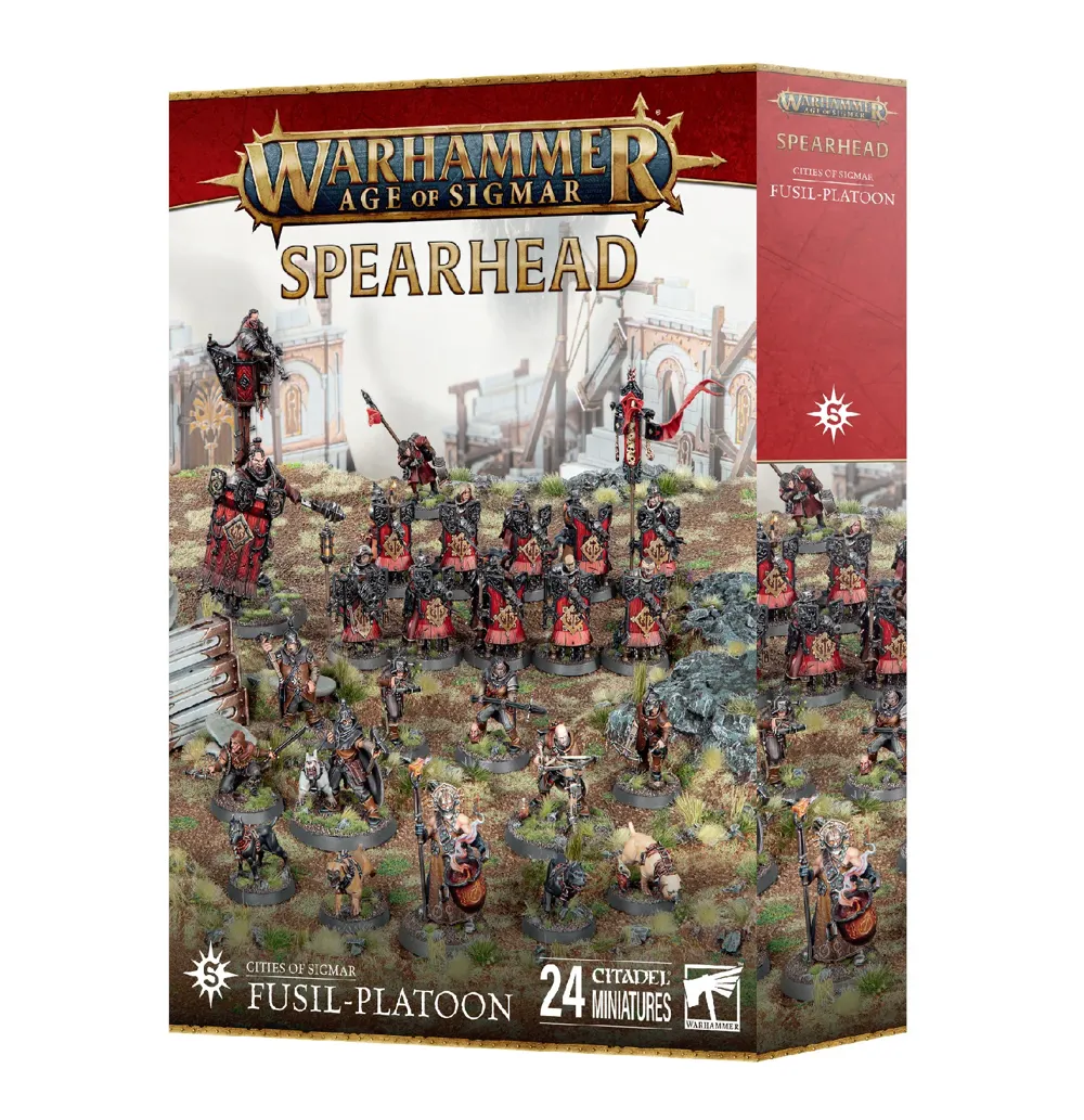 Boxed set Games Workshop Spearhead: Fusil-Platoon s miniaturami Cities of Sigmar