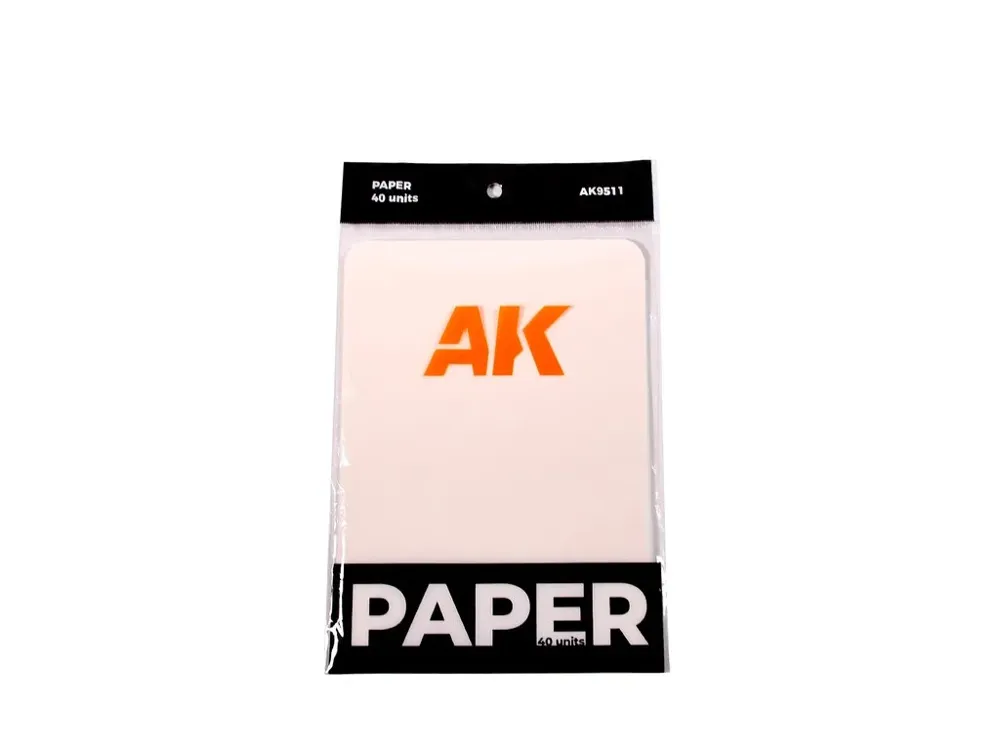 Balení náhradního papíru pro mokrou paletu AK Interactive AK9511, 40 listů