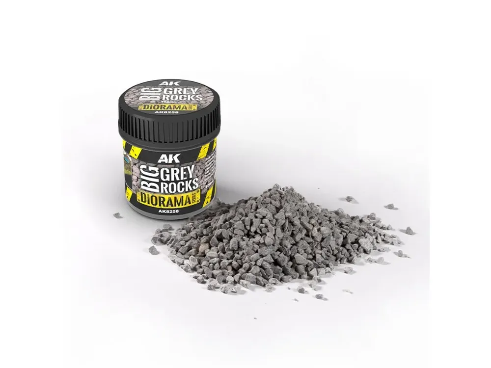 Balení přírodních kamenů AK Interactive Diorama AK8258 Big Grey Rocks pro diorámata 1:35