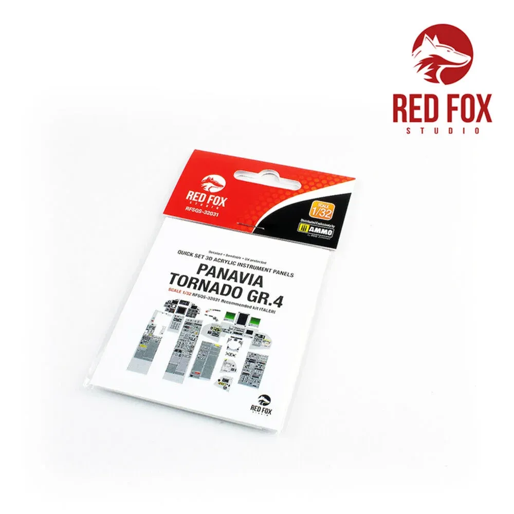 Red Fox Studio RFSQS-32031 3D přístrojové panely 1/32 pro Panavia Tornado GR.4