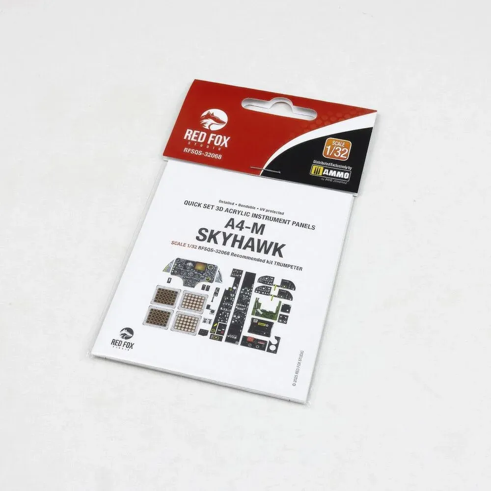Red Fox Studio RFSQS-32068 Quick Set 3D přístrojové panely pro A-4M Skyhawk 1/32