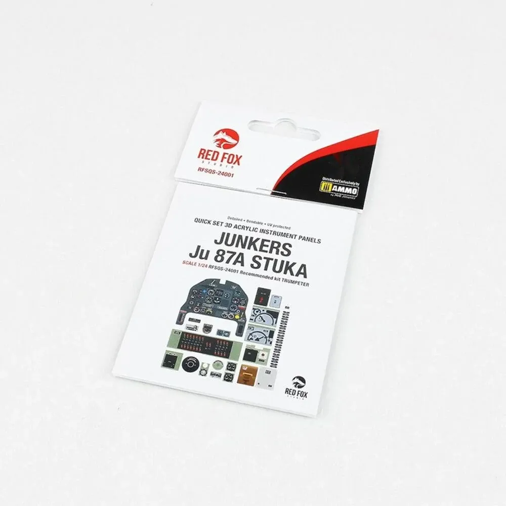 Red Fox Studio Quick Set RFSQS-24001 3D přístrojové panely Ju 87A Stuka 1/24