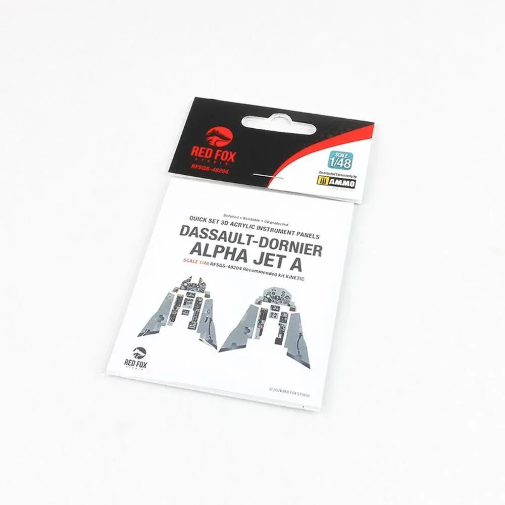 Red Fox Studio Quick Set 3D panely RFSQS-48204 pro Alpha Jet A v měřítku 1/48