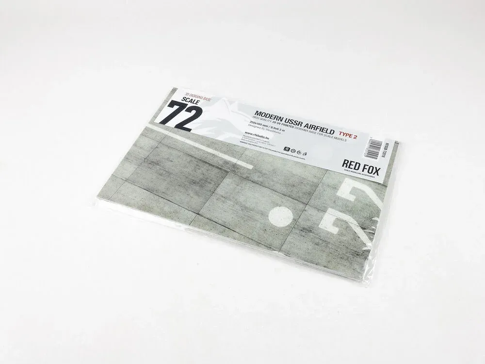Dioramatická podložka Red Fox Studio RFSDB-72018 moderní sovětské letiště 1/72, 250 × 160 mm