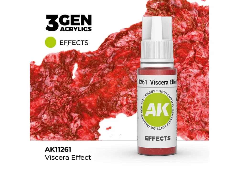 Lahvička akrylového efektu AK 3GEN Effects AK11261 Visceral Effect 17 ml