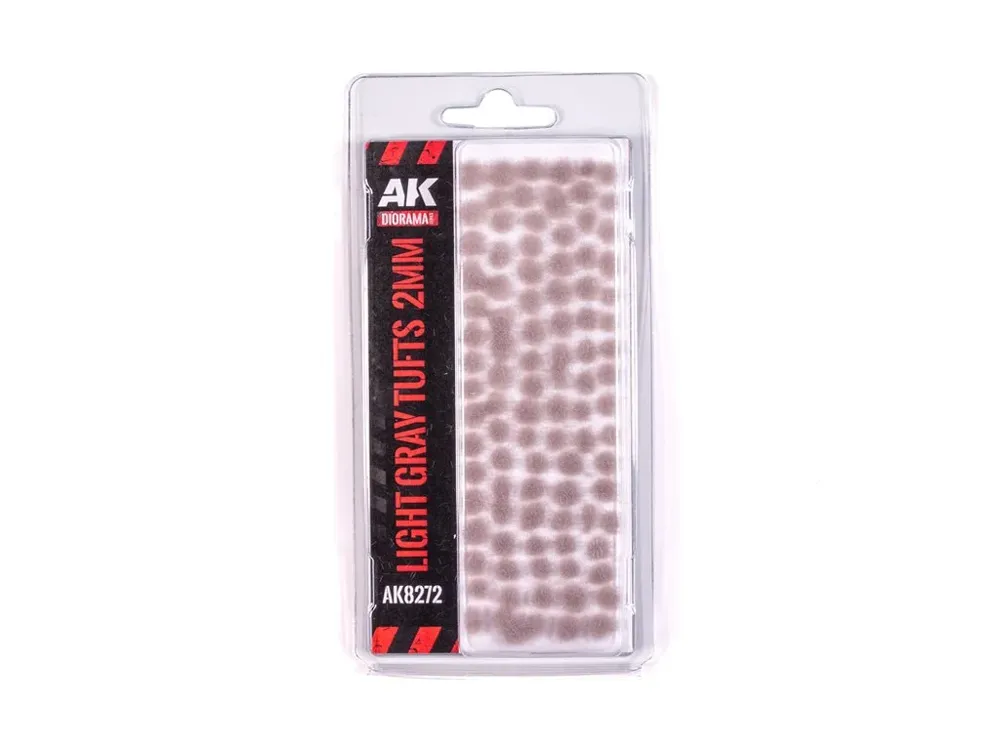 Arch travních trsů AK Interactive AK8272 Wargame Vegetation Light Gray o výšce 2 mm