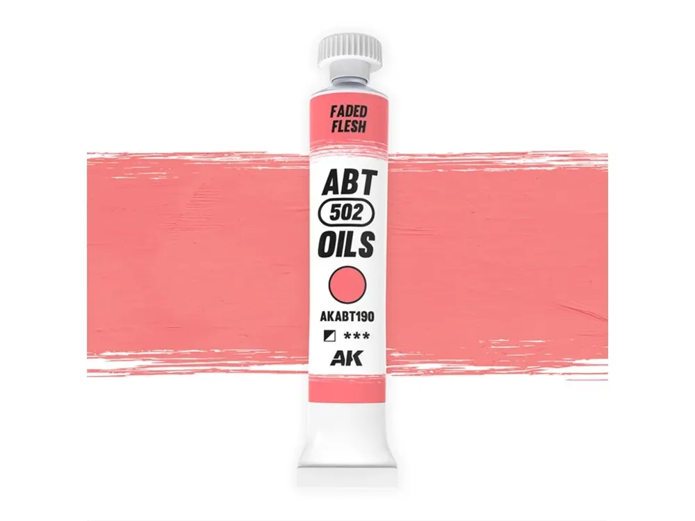 Tuba olejové barvy AK Interactive Oil Paints AKABT190 Faded Flesh 20 ml