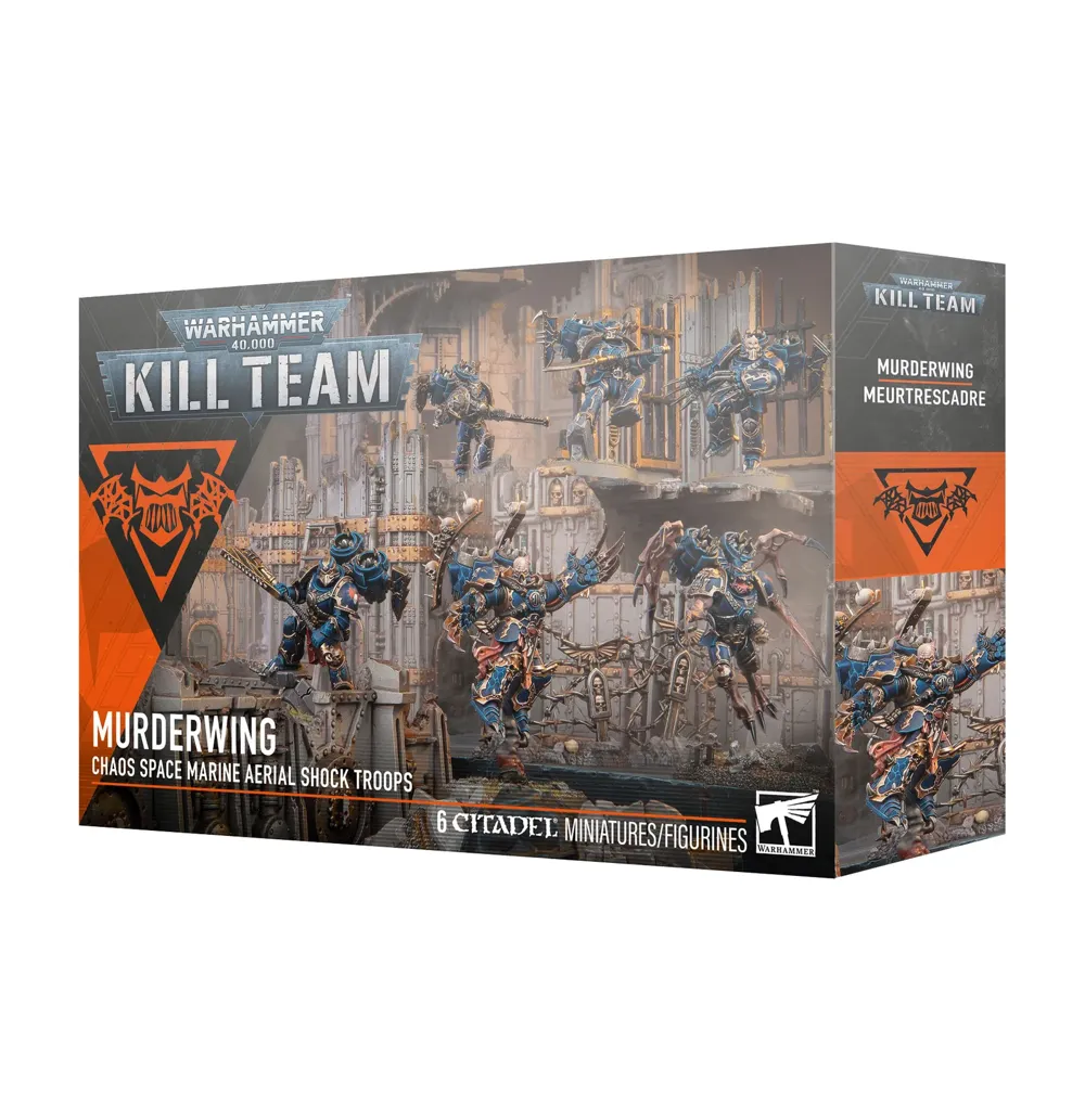 Krabice stavebnice Games Workshop Kill Team: Murderwing s figurkami Chaos Space Marines
