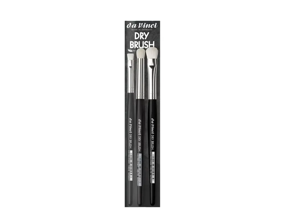 Sada štětců Da Vinci Dry Brush set 4179 pro techniku suchého štětce