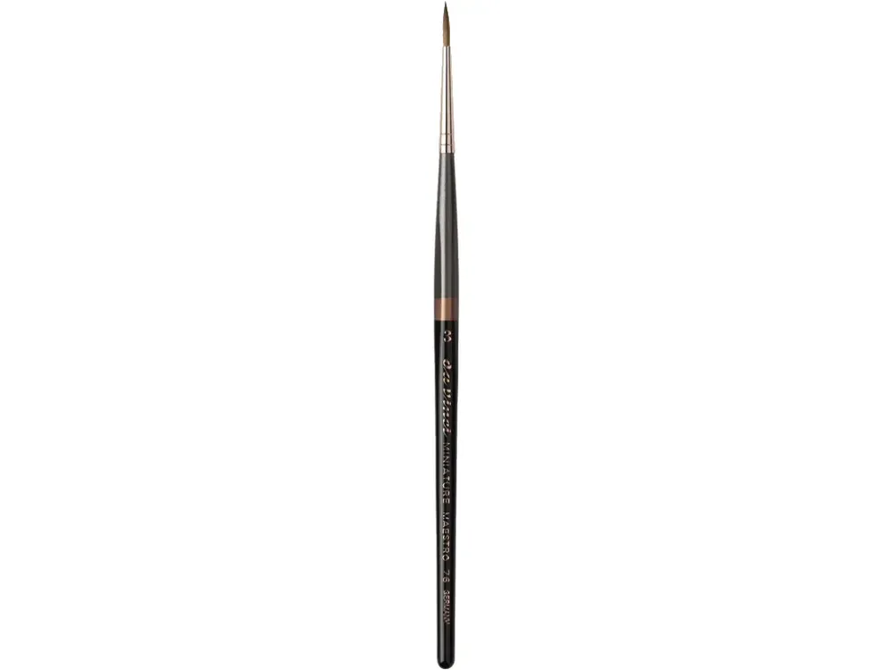 Kulatý štětec Da Vinci Miniature Maestro round short velikost 3 s krátkou rukojetí