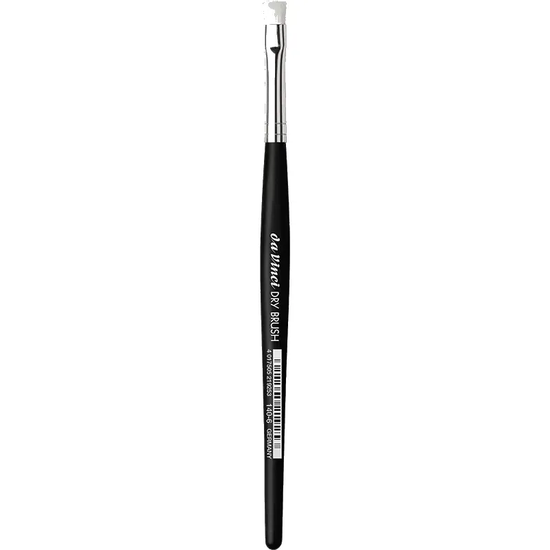 Plochý modelářský štětec Da Vinci Dry Brush velikost 6 pro techniku suchého štětce