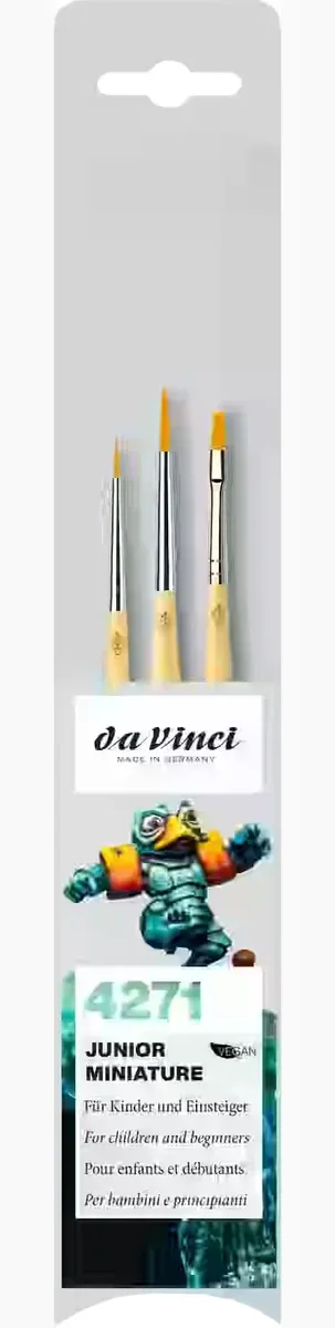 Sada štětců Da Vinci Junior 4271 pro detaily a miniatury
