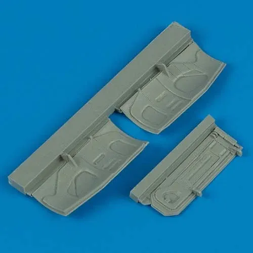 Resinové kryty podvozku Quickboost QB48189 pro F-16 Fighting Falcon 1/48 Hasegawa