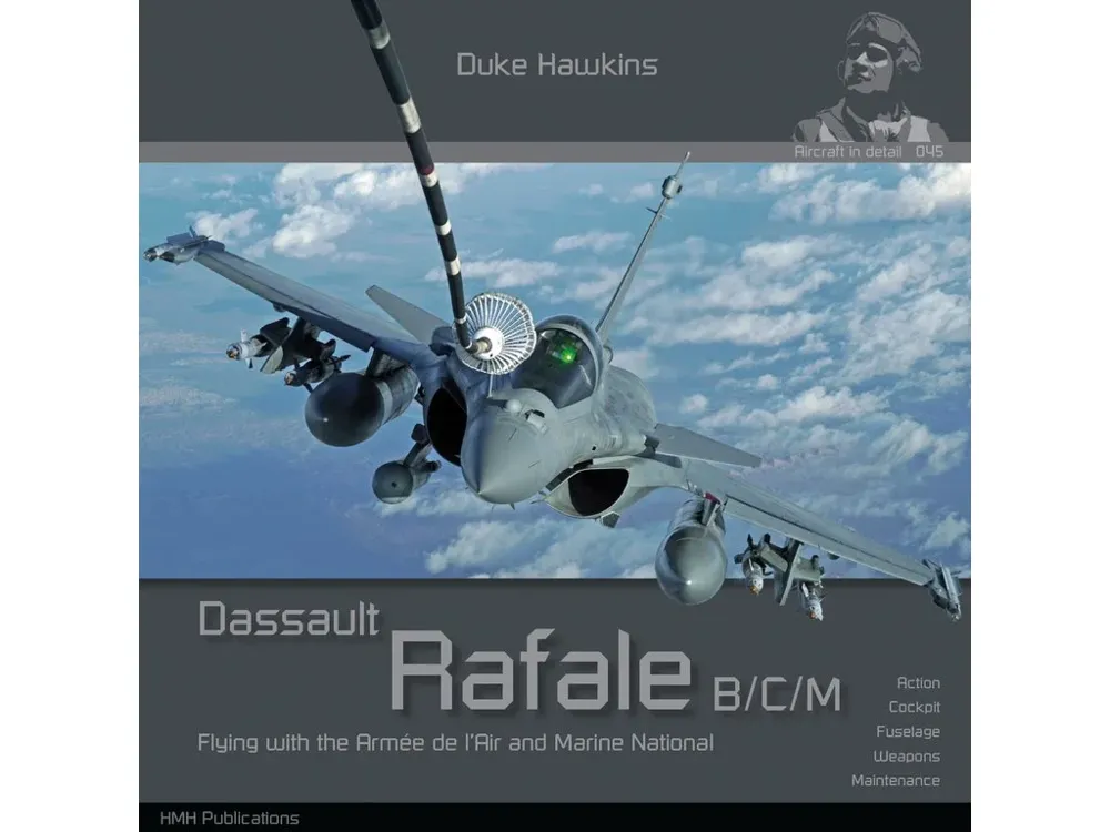 Obálka knihy Duke Hawkins DH045 Dassault Rafale B, C, M od HMH Publications