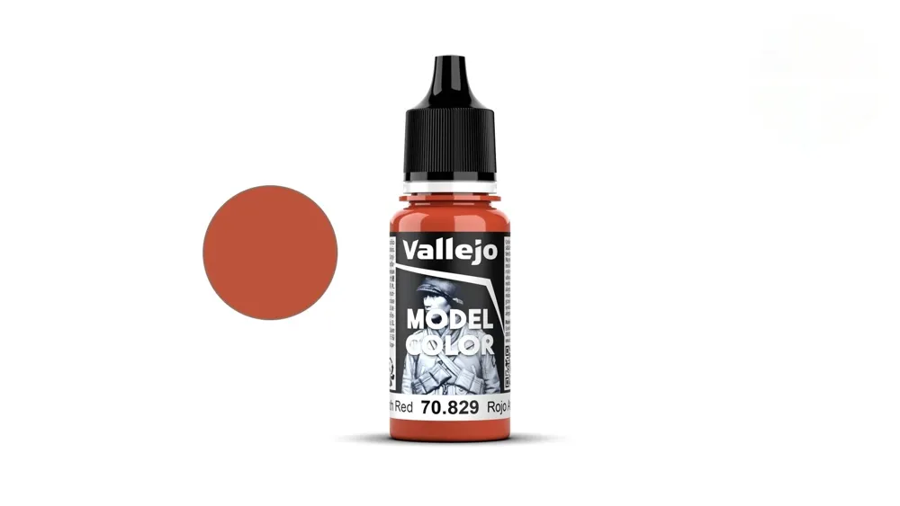 Lahvička akrylové barvy Vallejo Model Color 70829 amarantová červená matná, 18 ml