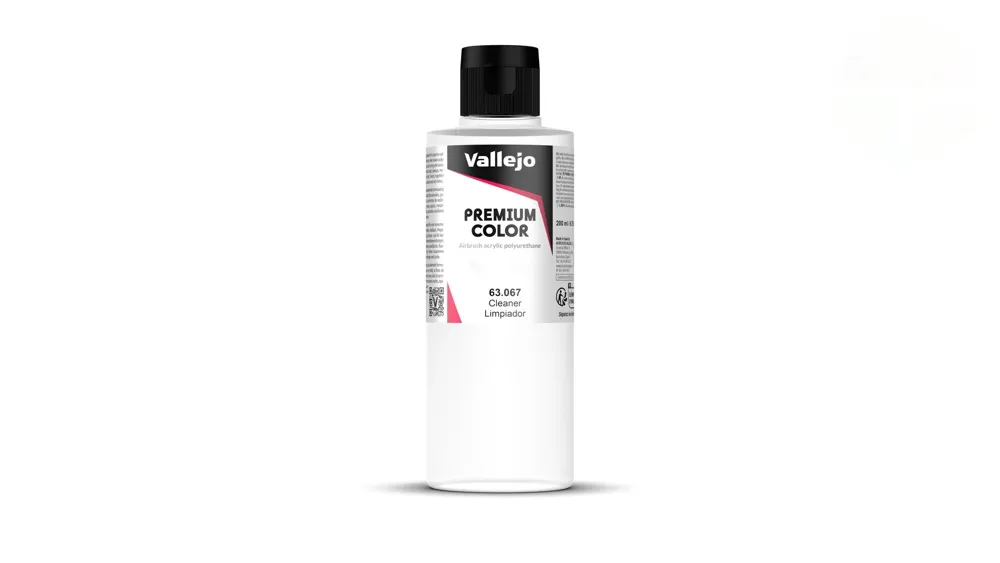 Lahvička čističe Vallejo Premium Color 63067 Cleaner 200 ml