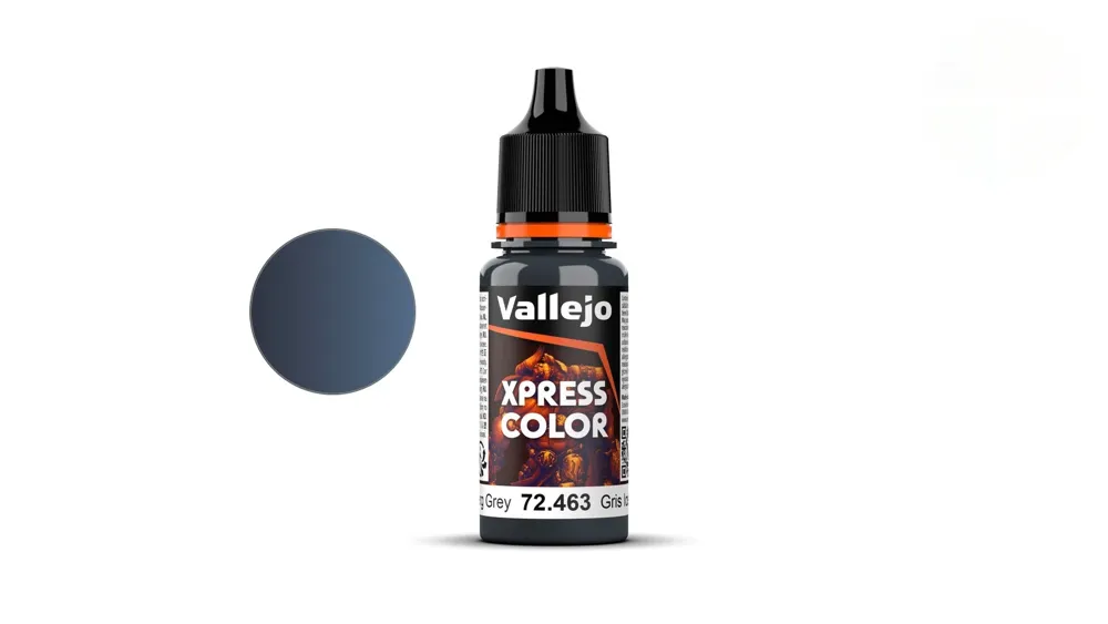 Lahvička barvy Vallejo Game Color 72463 Xpress Color ledovcová šedá 18 ml