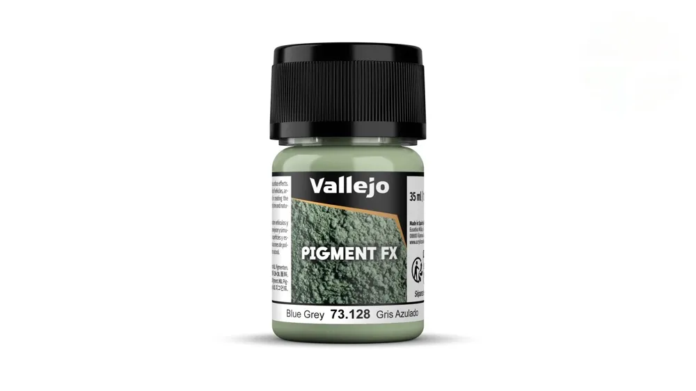 Kelímek práškového pigmentu Vallejo Pigment FX 73128 modrošedá Blue Grey 35 ml