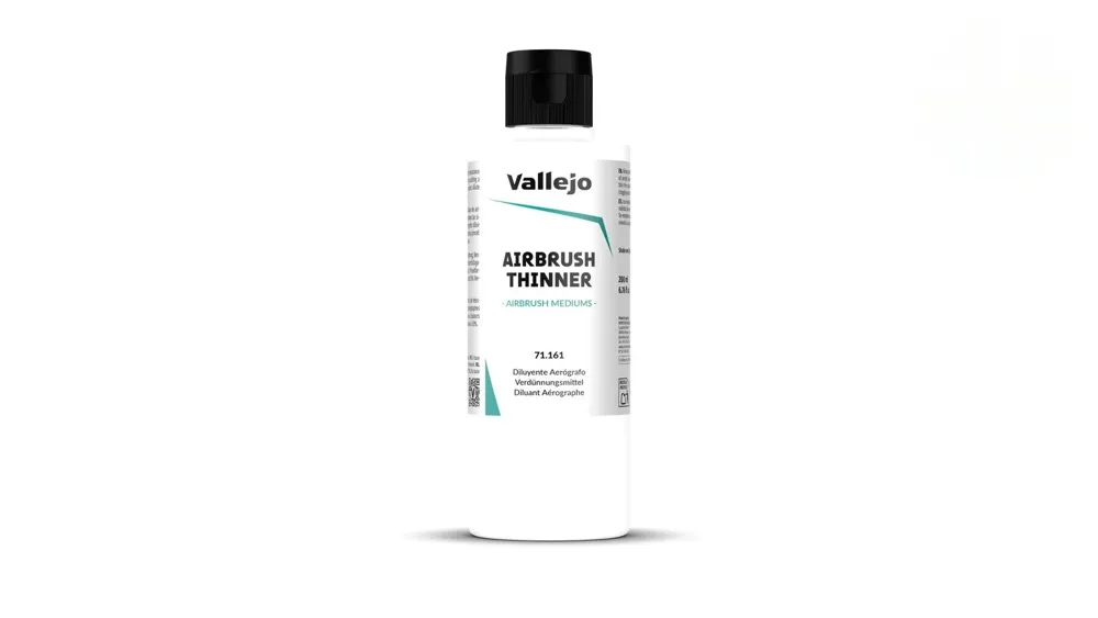 Lahvička ředidla Vallejo Auxiliary 71161 Airbrush Thinner 200 ml