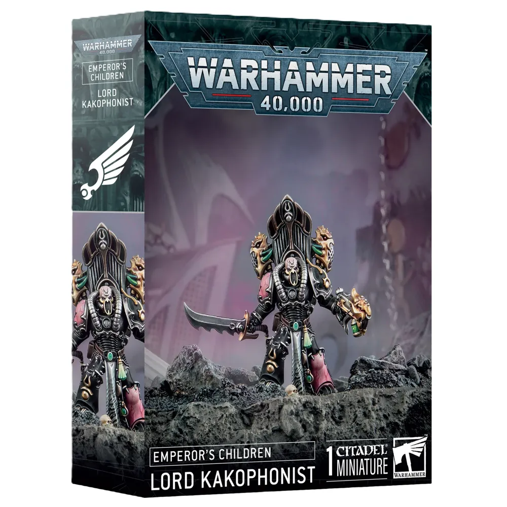 Plastikový model Warhammer 40,000 Emperor's Children: Lord Kakophonist od Games Workshop