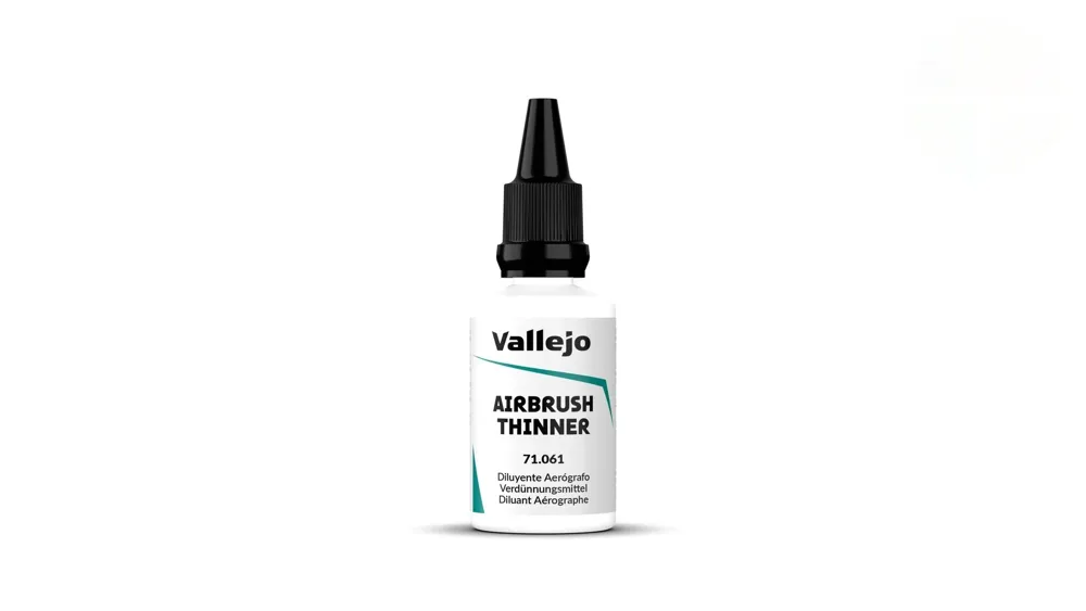 Lahvička ředidla Vallejo Auxiliary 71061 Airbrush Thinner 32 ml pro akrylové barvy