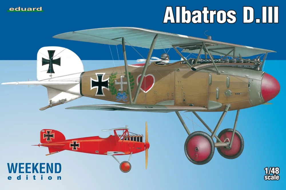 Krabice stavebnice Eduard Weekend Edition 8438 Albatros D.III v měřítku 1/48