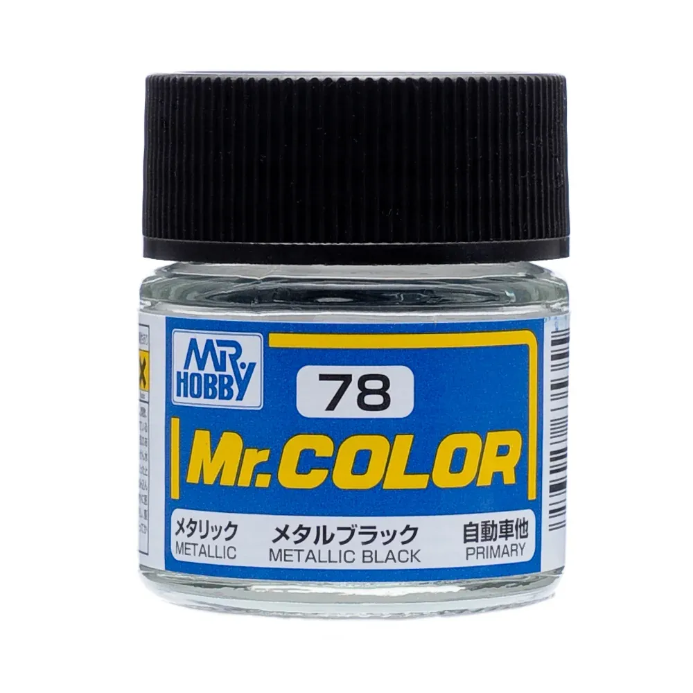 Gunze Mr. Color C078 metalická černá (10 ml)