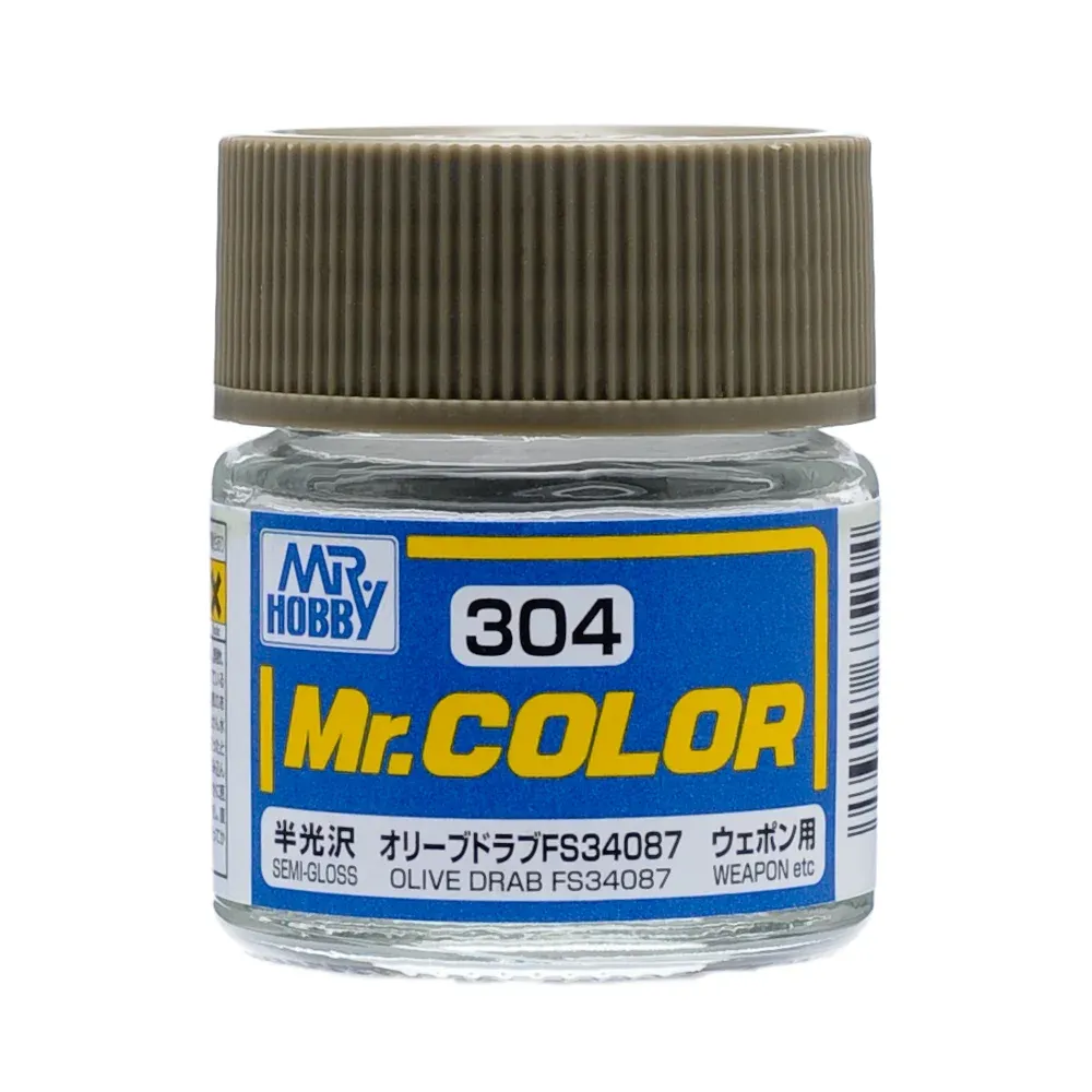 Gunze Mr. Color C304 olivově zelená Olive Drab FS34087 (10 ml)
