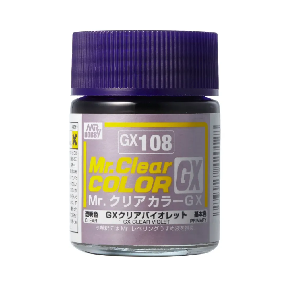 Gunze Mr. Clear Color GX GX108 čirá fialová (18 ml)