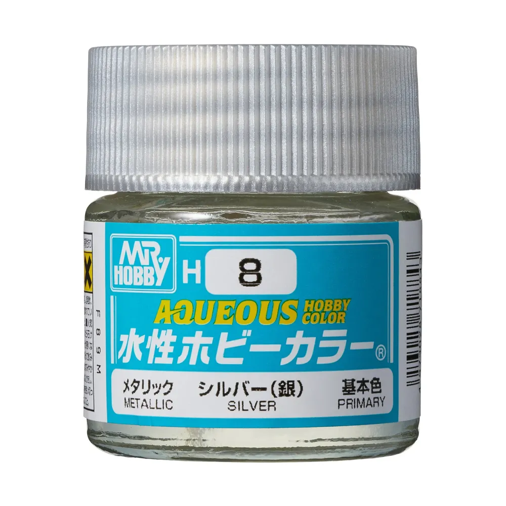 Gunze Aqueous Hobby Color H008 stříbrná (10 ml)