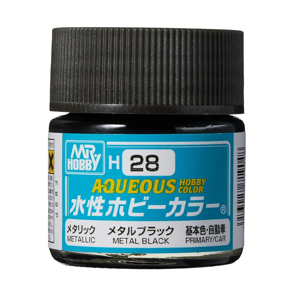 Gunze Aqueous Hobby Color H028 metalická černá (10 ml)