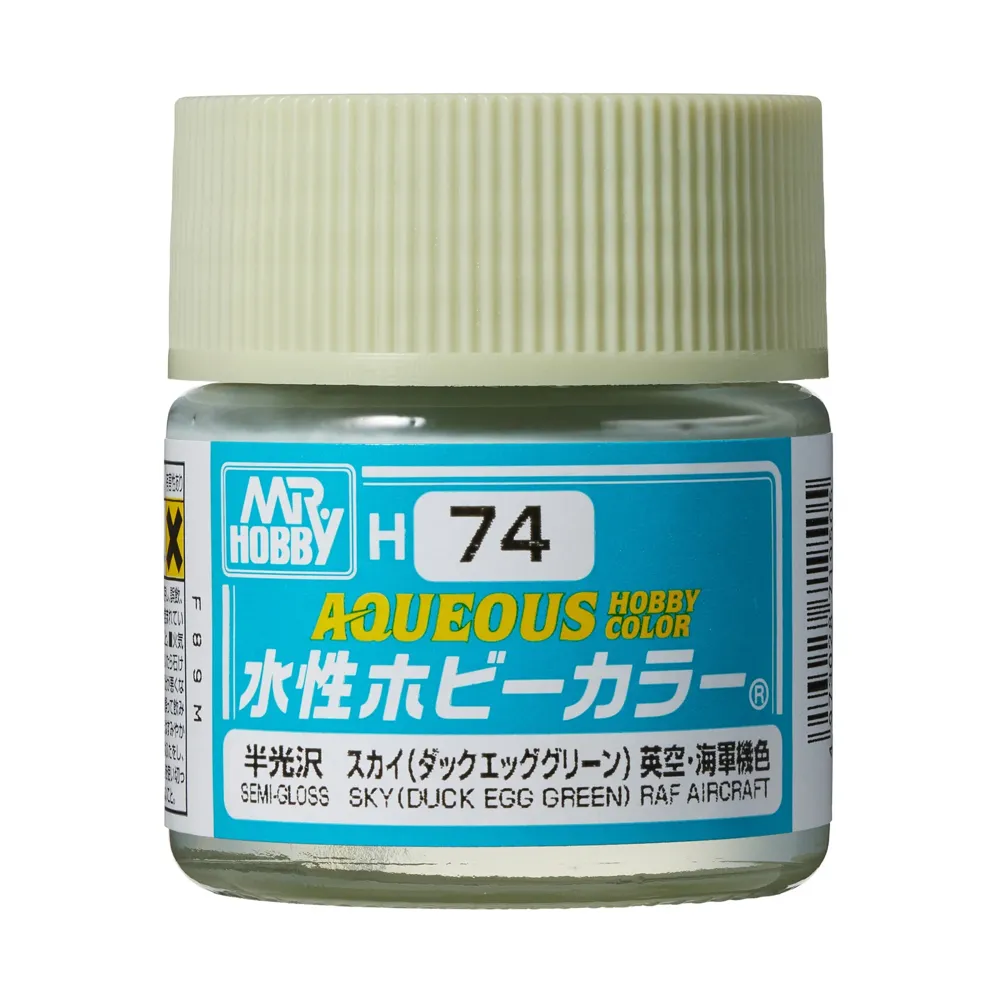 Gunze Aqueous Hobby Color H074 světle zelenošedá Sky (10 ml)