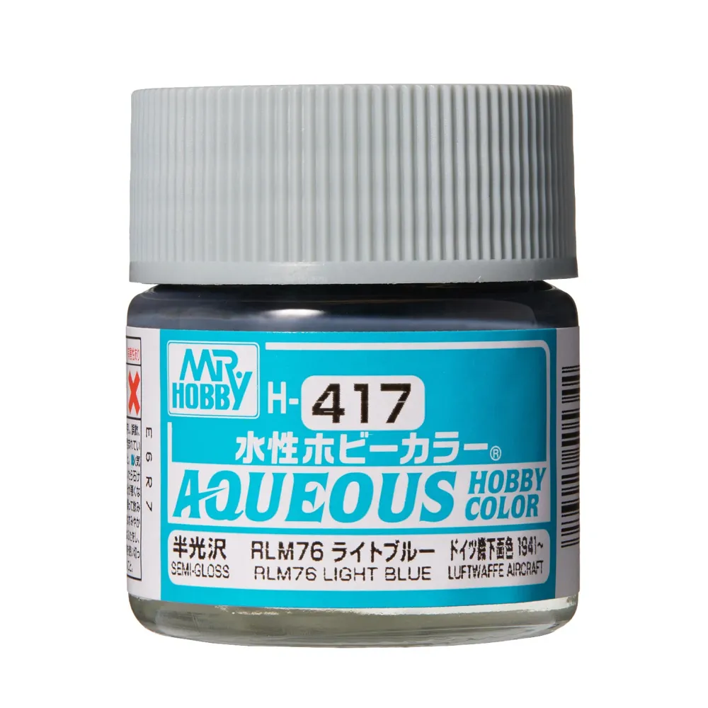 Gunze Aqueous Hobby Color H417 RLM76 světle modrá (10 ml)
