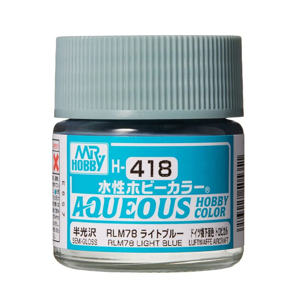 Gunze Aqueous Hobby Color H418 RLM78 světle modrá (10 ml)